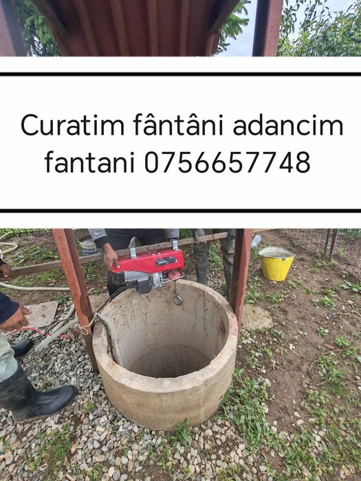 Curatim fântâni adâncime fântâni
