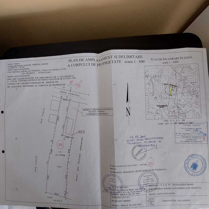 Teren de vânzare – Poienele (la 7 km de Vălenii de Munte)