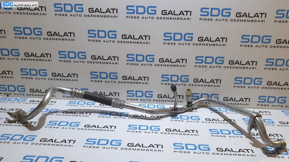 Furtun Conducta Compresor Radiator AC Aer Conditionat Clima cu Senzor Presiune Ford Focus 2 2.0 TDCI 2004 - 2010 Cod 95BW-19E561-AA