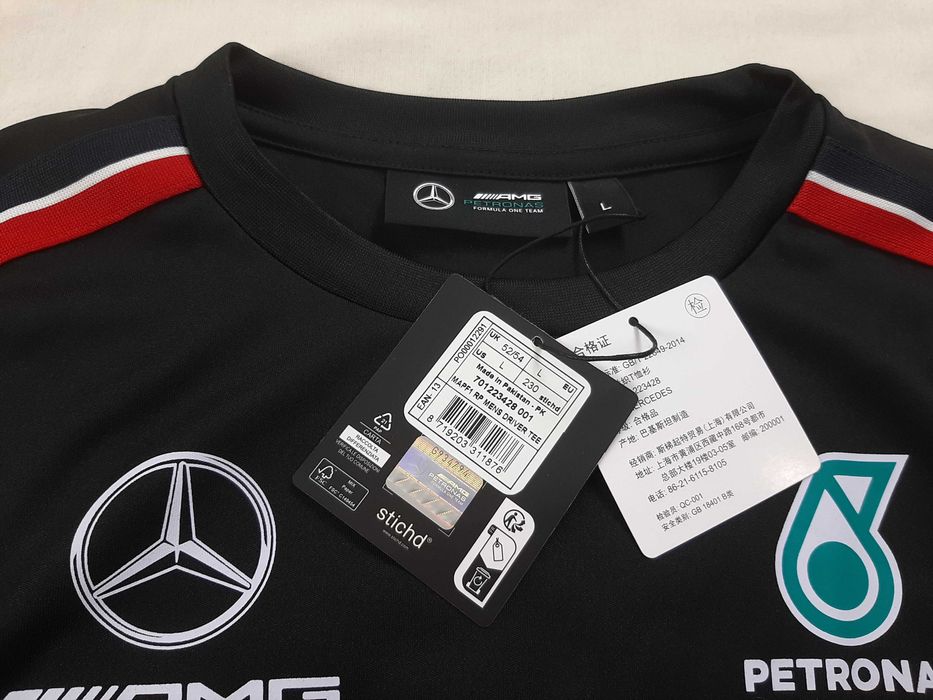 Mercedes AMG F1 Team - Оригинална мъжка тениска размер L