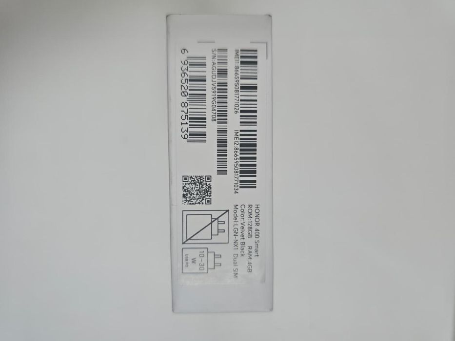 Telefon mobil Honor 400 Smart, 5G, Dual SIM, 128GB, 4GB RAM, -P-