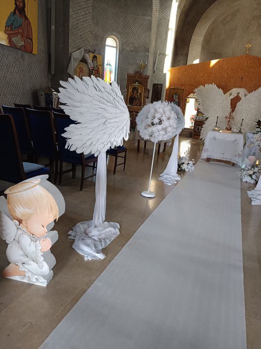 Papadie Floristica Gigant / Aripi Gigant/ Aripi biserica handmade