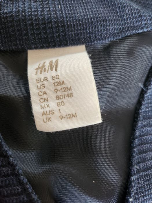 Официален бебешки  панталон с елек HM 9-12 мес.