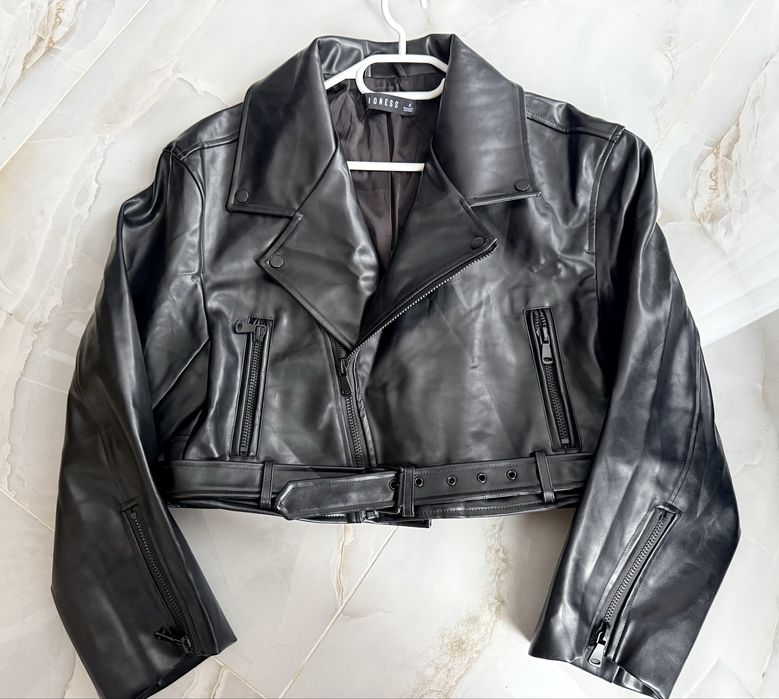 Късо кожено яке, S размер