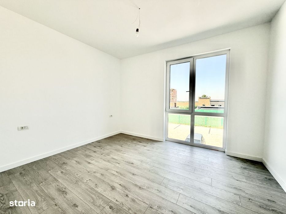 Apartament 2 camere cu gradina 70 mp cu gazon + Sistem AC - Mosnita