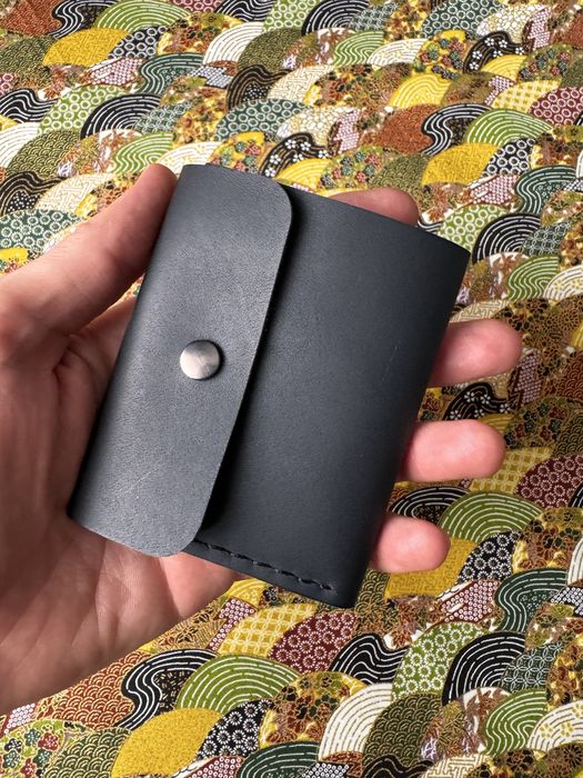 Portofel din piele - lucrat manual