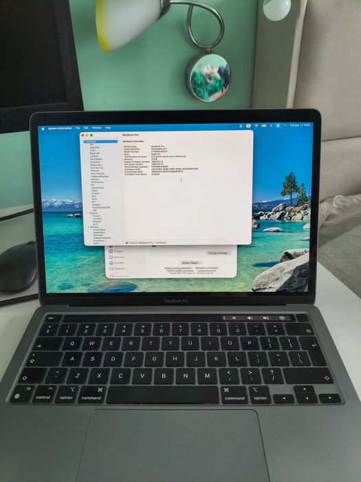 Apple MacBook Pro M1 chip, 16GB RAM, 256 GB SSD, 2020