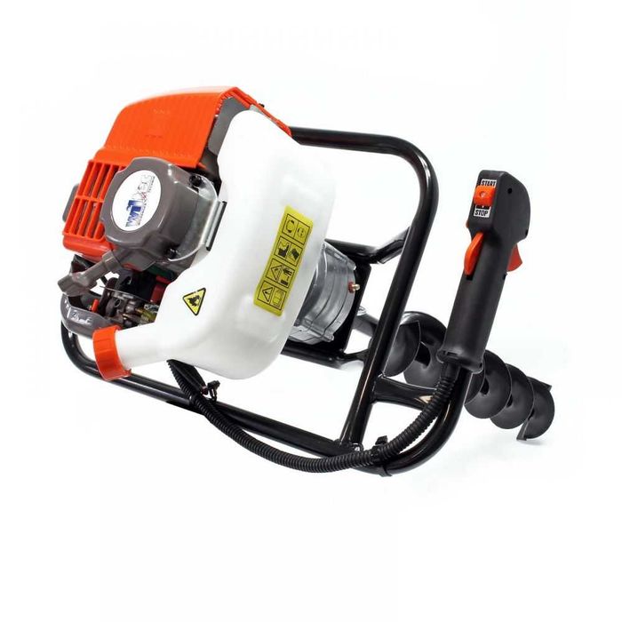 Моторен свредел за дупки GreenYard -52куб.см + свредло φ150 mm