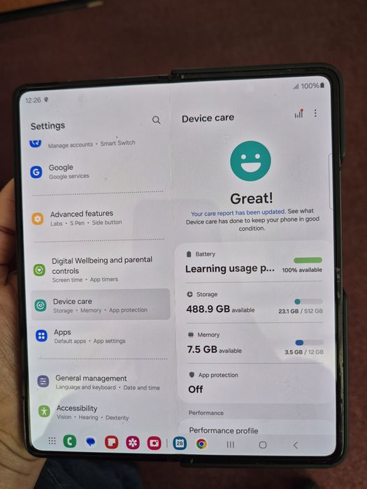 Vand telefon Samsung Galaxy Z Fold 4 512 GB
