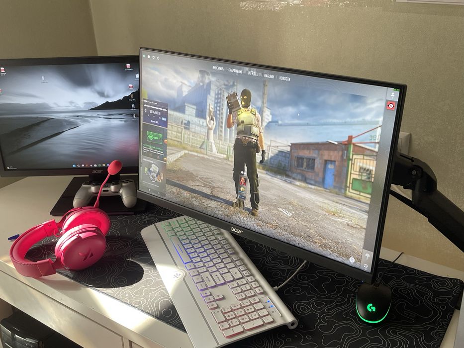 Монитор Acer Nitro VG240Y 165hz с полосами