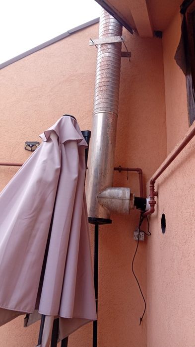 Vând horn inox / coș fum