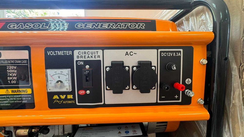 Генератор за ток 8 kW, бензинов, монофазен,AVR,ел. стартер, Titan