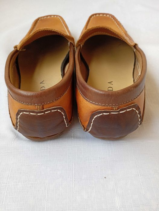 Мъжки обувки, мокасини Prada № 42, естествена кожа