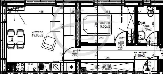 Продава се Тристаен апартамент в Пловдив, Христо Смирненски - 72 кв.м за 1160 €/кв.м - Снимка #5