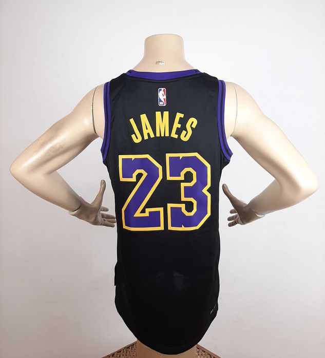 Nike NBA Lakers LeBron - Оригинален мъжки баскетболен потник р-р L