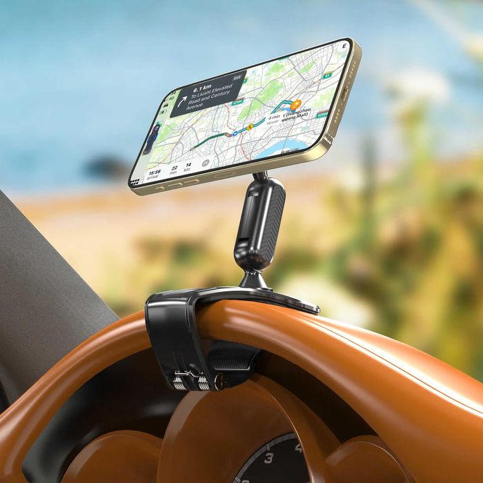 Suport Auto Magnetic pentru Telefon – Rotire 360° și Prindere Puternică