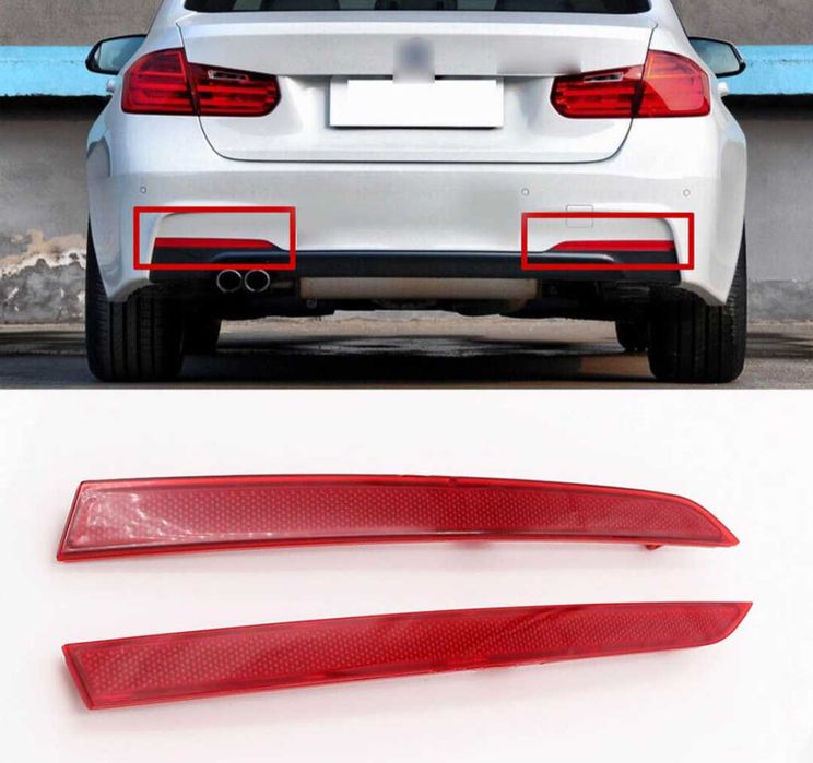 Рефлектори за задната броня за BMW F30 F31 БМВ Ф30 Ф31 светлоотразител