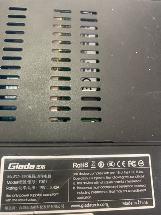 Mini pc giada f301 i3