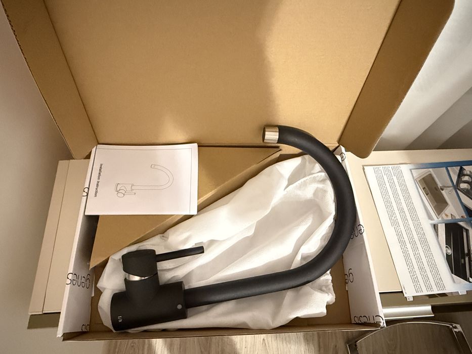 Chiuveta quadron si baterie genesis negre