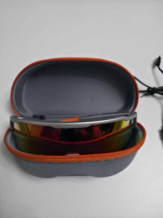 Ochelari de soare Bluetooth profesionali, albi, UV400