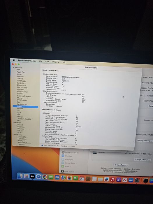Mackbook pro 15 inch