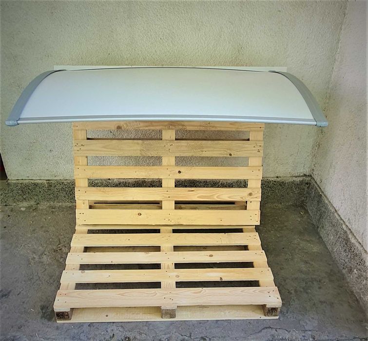 Навес, козирка с плътна сянка. Бонд - 3 мм. с алуминиеви ребра