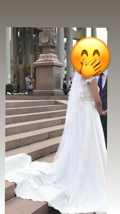 СРОЧНО! Свадебное платье,  размер S