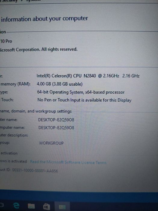 Laptop Acer ES1-311