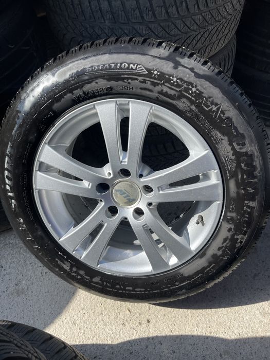 Set jante aliaj 5x112 R16 Audi/Vw/Skoda/Seat cu anvelope de iarna