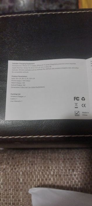 Vand incarcator iqos wireless nou pentru telefon ceas casti