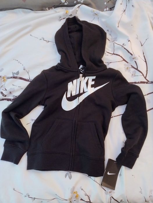 Bluza copii Nike fermoar glugă 4-5-6 ani