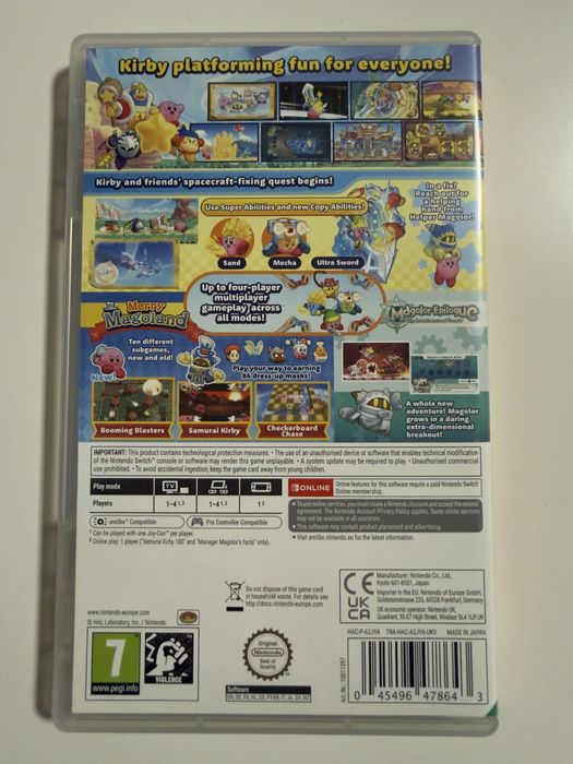 Kirby’s Return to Dreamland Deluxe Nintendo Switch