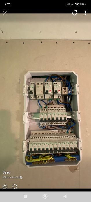 Fac instalație electrici case apartamente garsoniere