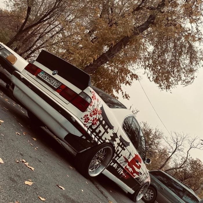 Бампер на BMW  e34 пороги