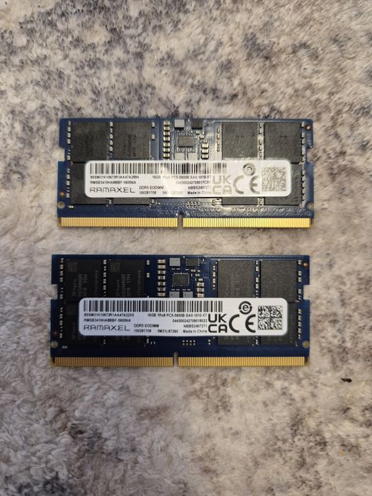 Kit DDR5 32GB (2x16GB) 5600MHz Sodimm