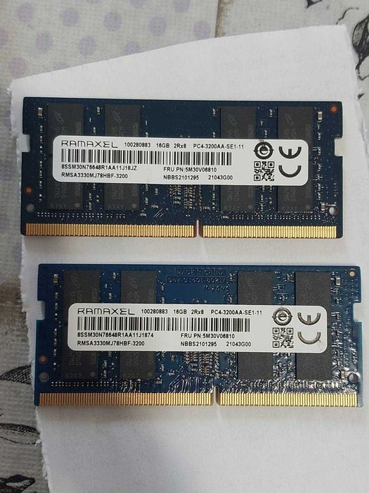 32GB 3200Mhz DDR4 SODIMM CL22 - RAM памет
