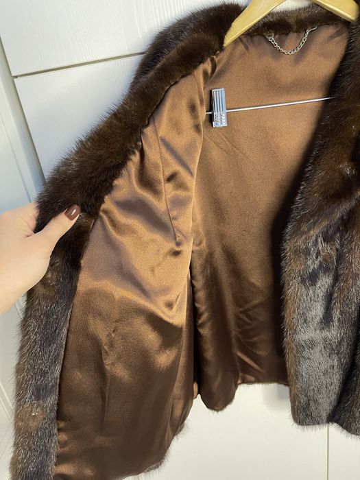 Натуральная норковая шуба