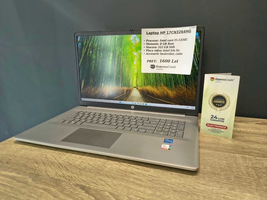 (AG51) Laptop HP 17CN3264HG b13672 - Garantie 2 ani!