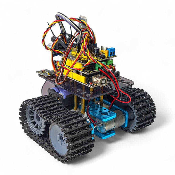 Робот Keyestudio Mini Tank V3 — умный танк для детей и взрослых!