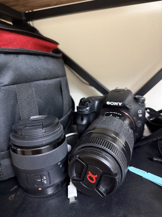 Sony A58 + 18-55 + 75-300