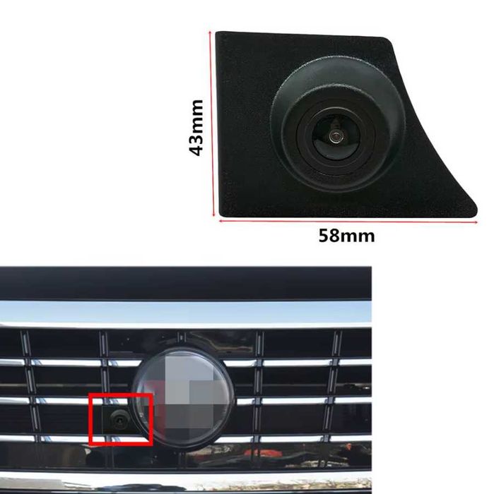 Camera Dedicată parcare fata VW B8- GT 2016 / 2022 - AHD 1080P/720P