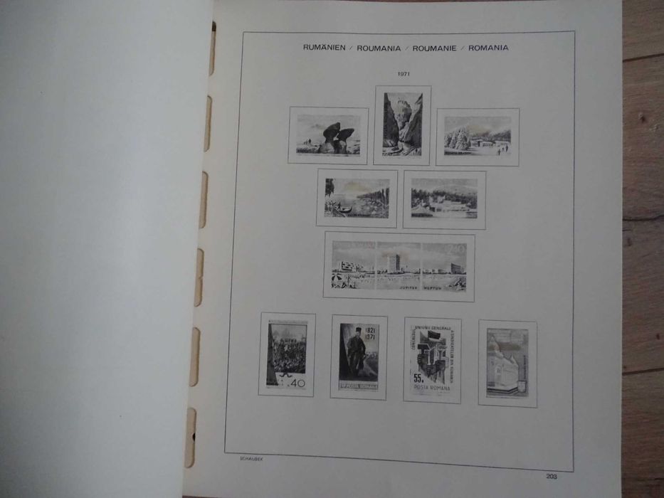 Romania 1966-1979 - Album pentru timbre gol (Lot 75)