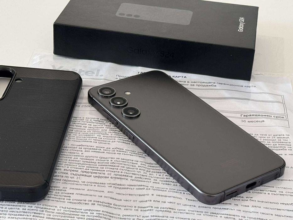 Бартер! Гаранция! Galaxy S24 256GB Onyx Black (Черен)