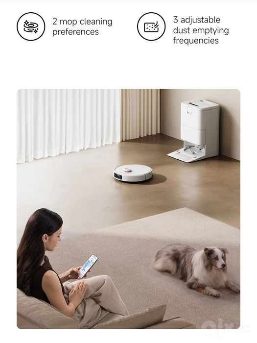 Робот-пылесос, Xiaomi Robot Vacuum H50 Pro  New Super Skidka+Garantiya
