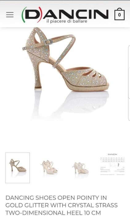 Sandale/pantofi de dans italienesti, ca noi (marime 39)