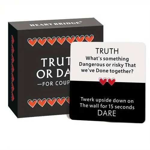 Карти за игра „Truth or Dare for Couples“