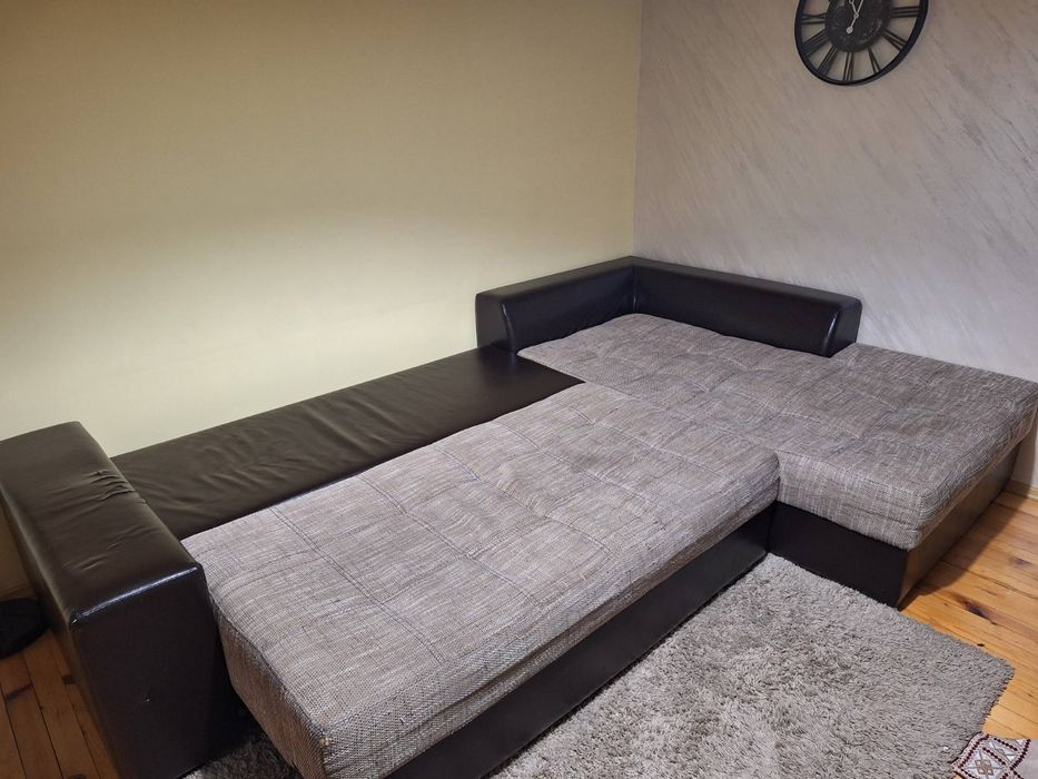 Ъглова холна гарнитура с функция сън +ракла 297/202/95