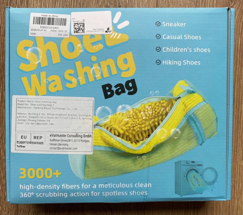 Set 2 saculeti pentru spalat adidasi, protejeaza incaltamintea