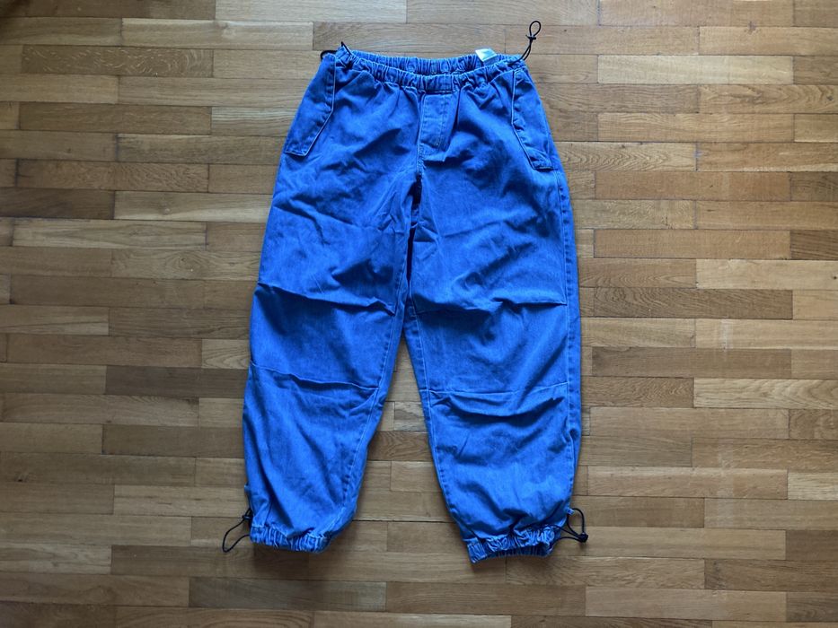 Urban Classics - Parachute Jeans Pants(light blue washed) -Size M,L,XL