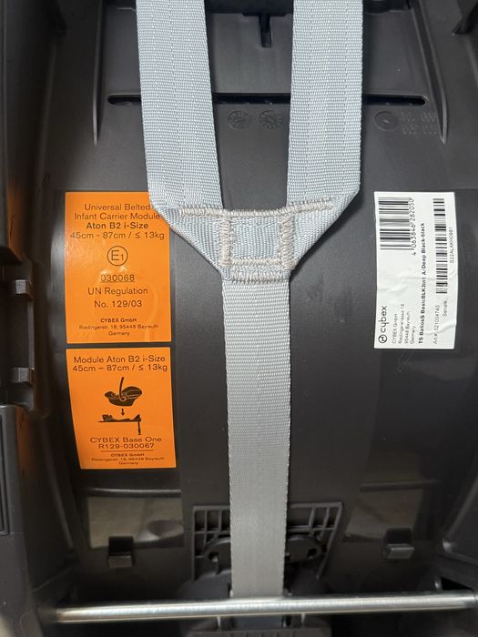 Scoica auto CYBEX Aton B2 i-Size (0-13 kg) Volcano Black Silver BZP